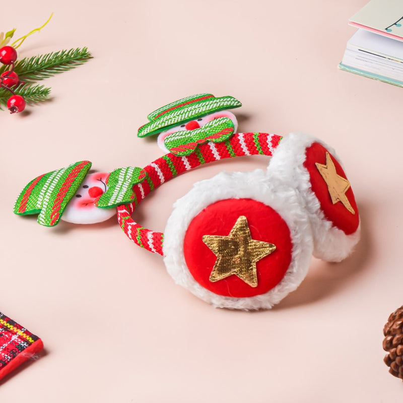 Snowman Winter Earmuffs For Christmas