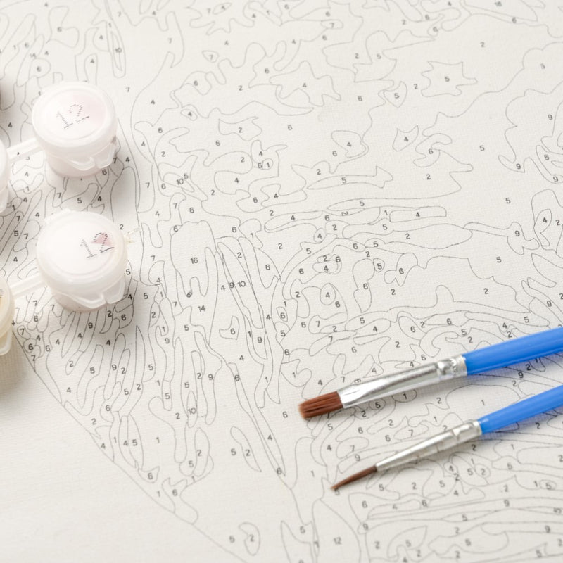 Elephant And Cub DIY Painting By Numbers Kit