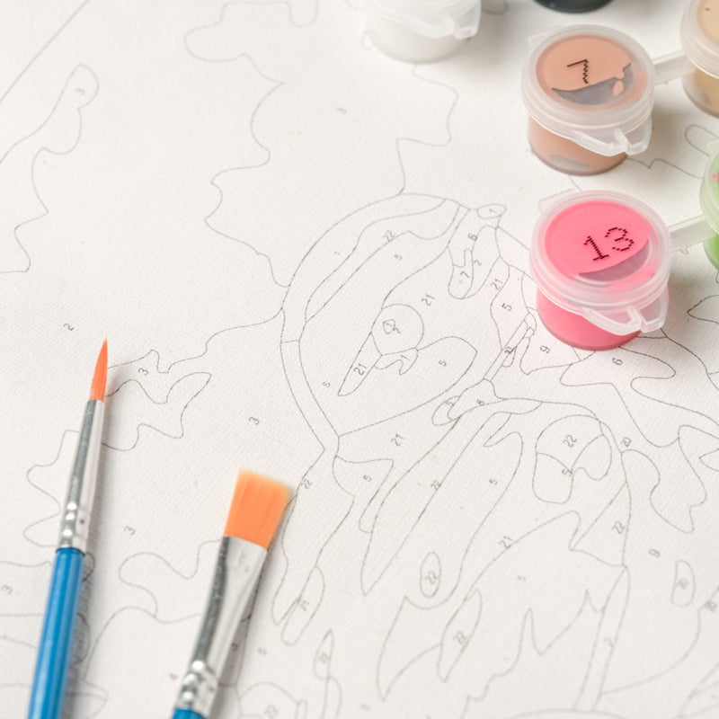 Singing Bluebirds DIY Painting By Numbers Kit