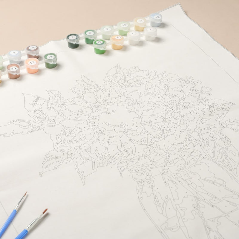 Sunflower Vase Still Life DIY Painting By Numbers Kit