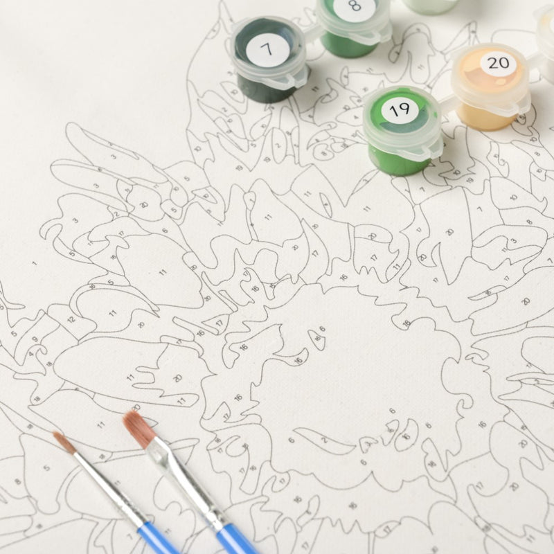 Sunflower Vase Still Life DIY Painting By Numbers Kit