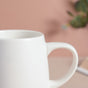 Daisy White Ceramic Cup 250 ml- Mug for coffee, tea mug, cappuccino mug | Cups and Mugs for Coffee Table & Home Decor