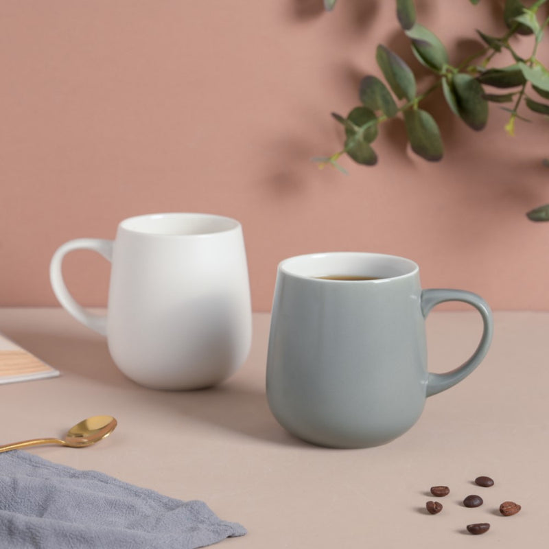 Daisy White Ceramic Cup 250 ml- Mug for coffee, tea mug, cappuccino mug | Cups and Mugs for Coffee Table & Home Decor