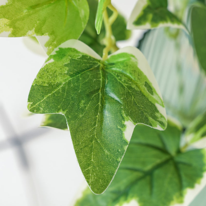 Faux Duck Feet Leaves For Decor Set Of 2 - Artificial Plant | Flower for vase | Home decor item | Room decoration item