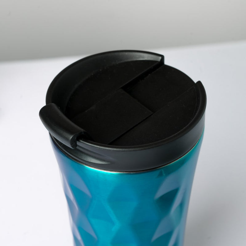 Double Walled Travel Tumbler Blue With Flip Lid 500ml- Sippers, sipping cup, travel mug | Sippers for Travelling & Home decor