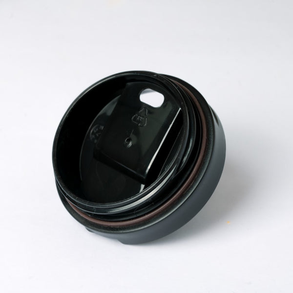 Double Walled Travel Tumbler Black With Flip Lid 500ml