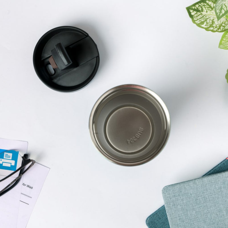 Double Walled Travel Tumbler Blue With Flip Lid 500ml- Sippers, sipping cup, travel mug | Sippers for Travelling & Home decor