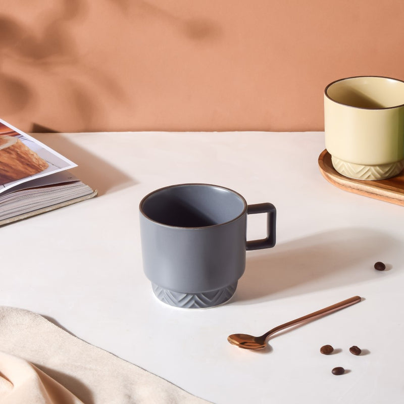 Mug With Spoon- Mug for coffee, tea mug, cappuccino mug | Cups and Mugs for Coffee Table & Home Decor