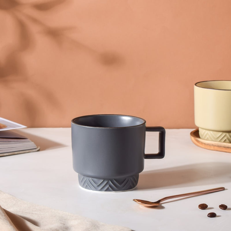 Mug With Spoon- Mug for coffee, tea mug, cappuccino mug | Cups and Mugs for Coffee Table & Home Decor