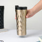 Double Walled Travel Tumbler Gold 500ml- Sippers, sipping cup, travel mug | Sippers for Travelling & Home decor