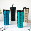 Double Walled Travel Tumbler Black With Flip Lid 500ml- Sippers, sipping cup, travel mug | Sippers for Travelling & Home decor