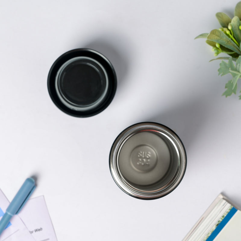 Starry Sky Mini Stainless Steel Flask Black 200ml - Water bottle, flask, steel water bottle | Flask for Travelling