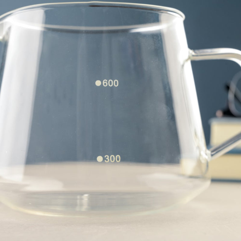 Self Brew V60 Glass Drip Coffee Maker with Pot 700ml - Coffee dripper, glass pot, glass filter | Coffee maker with pot for Dining table & Home decor