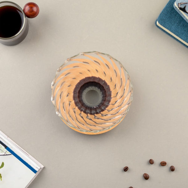 V60 Coffee Dripper Textured Glass