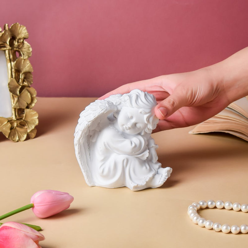 Sleeping Angel Statue Right - Showpiece | Home decor item | Room decoration item