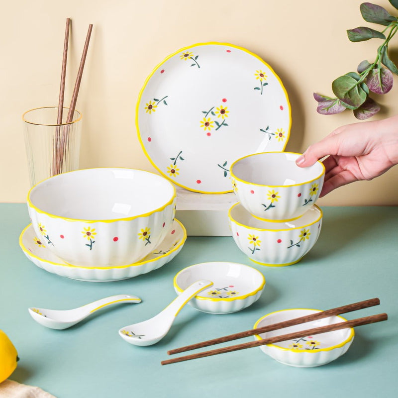 Sunflower 11 Piece Dinner Set For 2