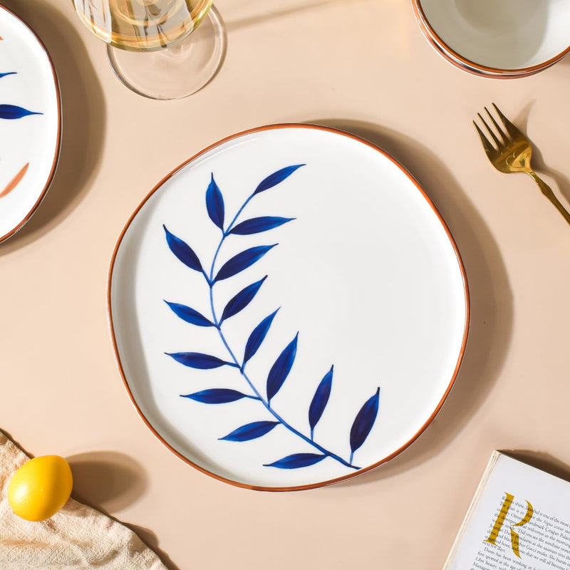 Palm Leaf Plates - Serving plate, rice plate, ceramic dinner plates| Plates for dining table & home decor