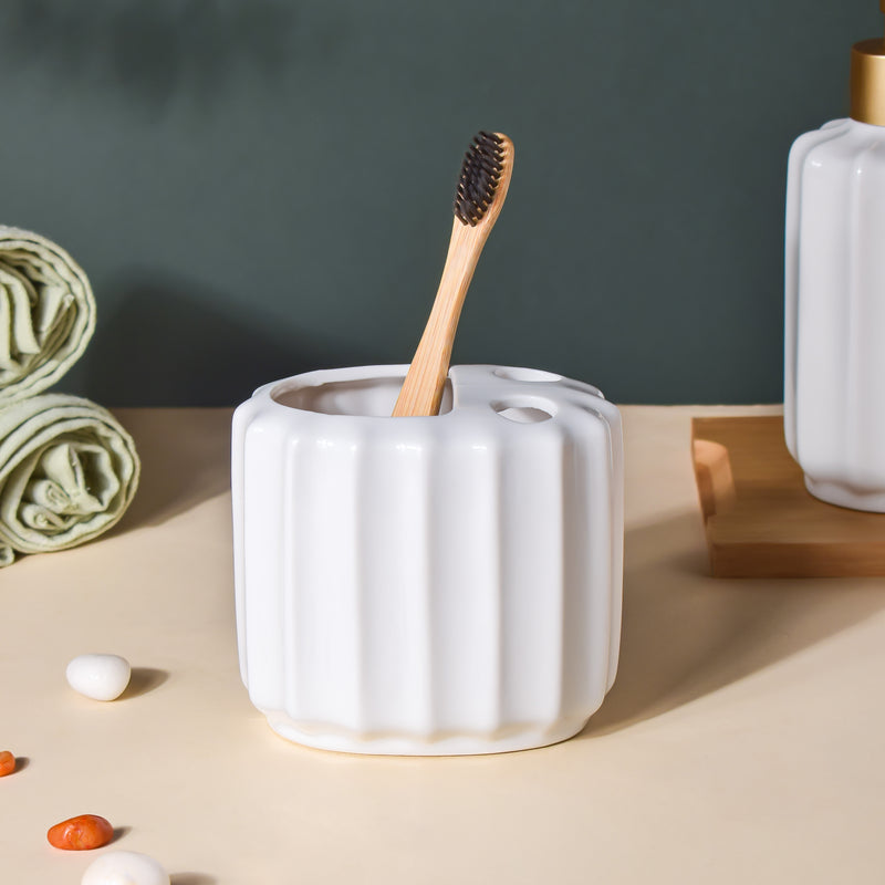 Seasalt White Bathroom Essentials Set Of 5