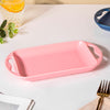 Baking Tray With Handle Pink - Baking Tray