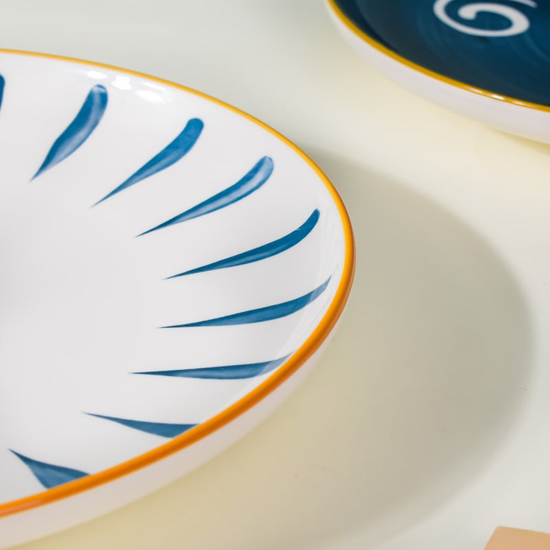 Dinner Plate Nitori - Serving plate, snack plate, ceramic dinner plates| Plates for dining table & home decor