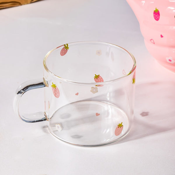 Bunny Tea Cup And Kettle Pink