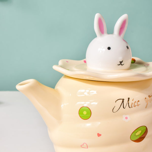 Bunny Cup And Kettle Cream