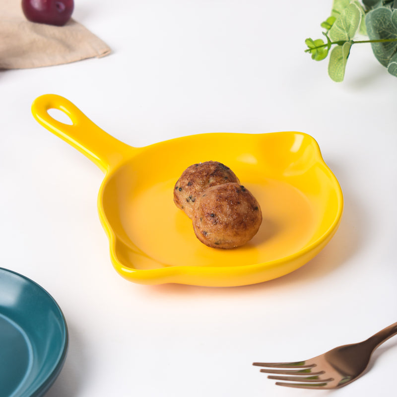 Yellow Microwavable Baking Tray 6 inch - Baking Tray