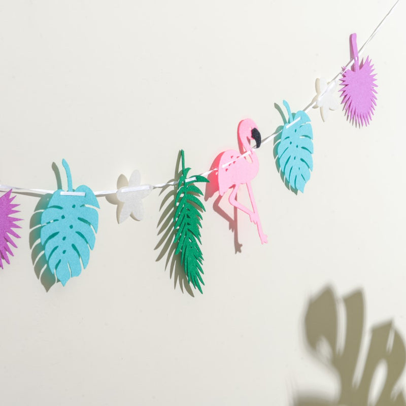 Flamingo Bunting - Bunting for wall decoration | Living room decoration items, party decor