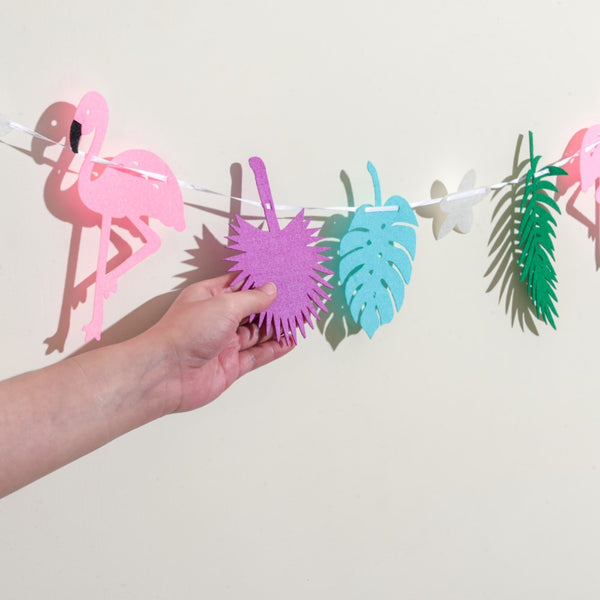 Flamingo Bunting - Bunting for wall decoration | Living room decoration items, party decor