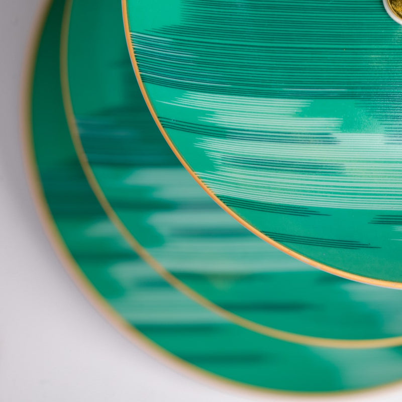 Decal 3 Tier Dessert Stand Green