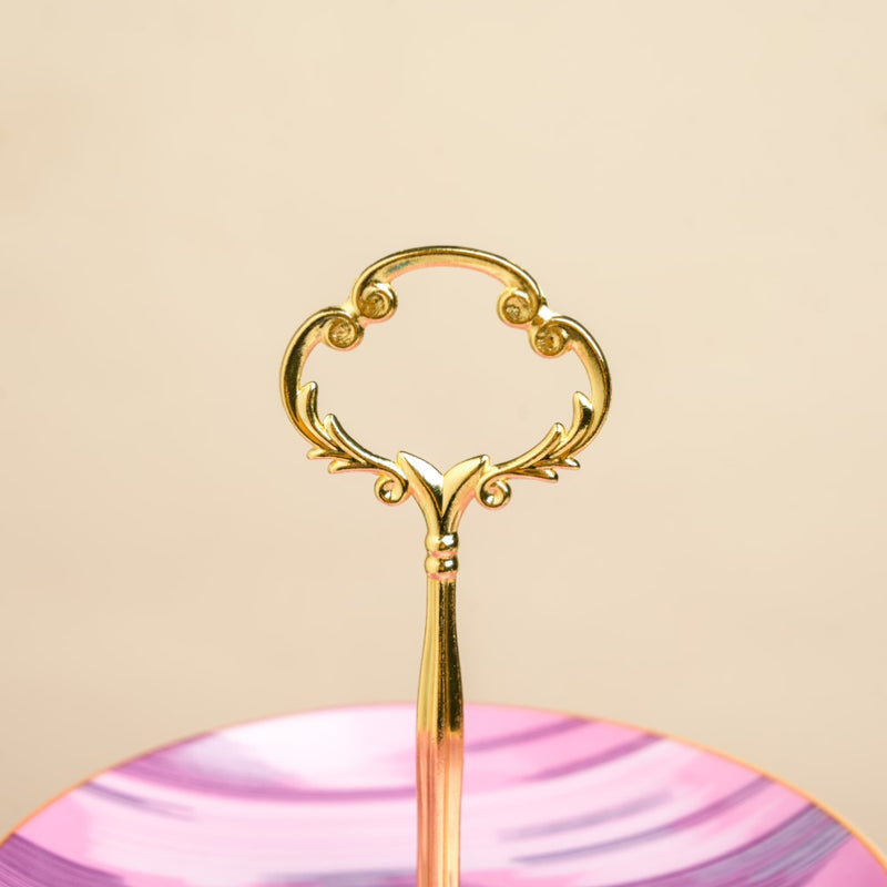 Jazz Ceramic 3 Tier Cake Stand Pink