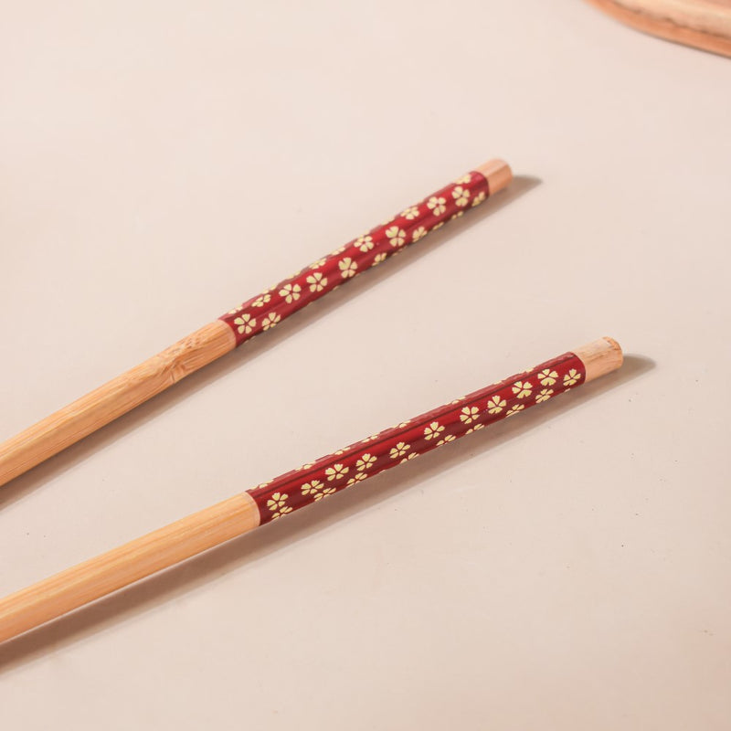 Mandala Snack Bowl & Chopstick Multicolour Set Of 12 - Bowl, soup bowl, ceramic bowl, snack bowls, curry bowl, popcorn bowls | Bowls for dining table & home decor