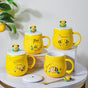 Bee Mine Coffee Mug Yellow 350 ml- Mug for coffee, tea mug, cappuccino mug | Cups and Mugs for Coffee Table & Home Decor