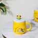 Sleepy Honey Bee Coffee Mug Yellow 350 ml- Mug for coffee, tea mug, cappuccino mug | Cups and Mugs for Coffee Table & Home Decor