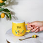 Bee Mine Coffee Mug Yellow 350 ml- Mug for coffee, tea mug, cappuccino mug | Cups and Mugs for Coffee Table & Home Decor