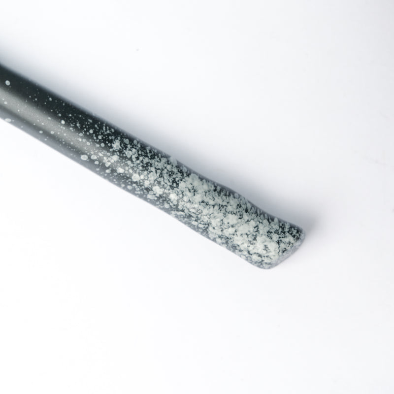 Earthy Ceramic Spoon Black