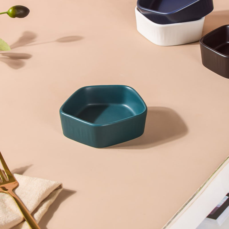 Pentagon Snack Bowl 50 ml - Bowl,ceramic bowl, snack bowls, curry bowl, popcorn bowls | Bowls for dining table & home decor