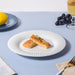 Royal Snack Plate Matte White Small 8.5 Inch - Serving plate, snack plate, dessert plate | Plates for dining & home decor