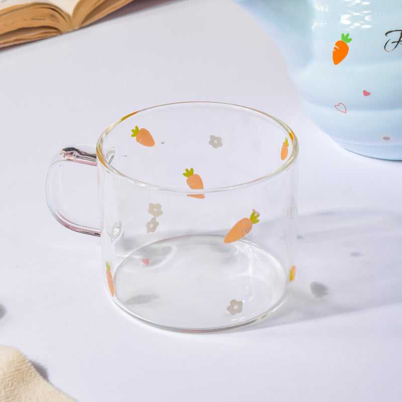 Bunny Cup And Kettle Blue - Teapot set, tea set, kettle and cup set | Tea set for Dining table & Home decor