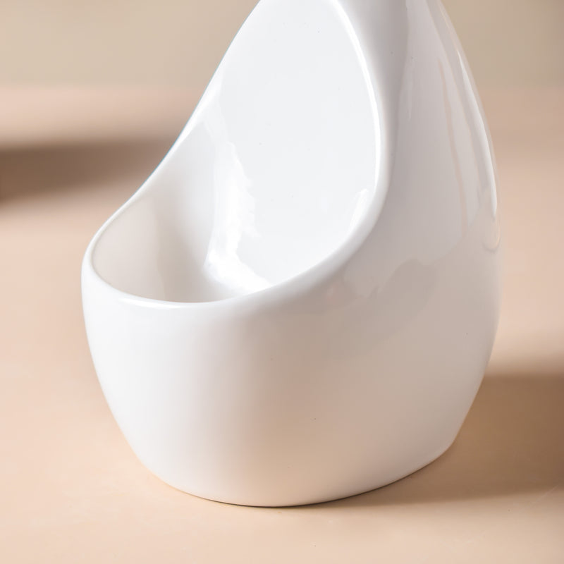 Noelle White Dispenser With Scrubber 450ml