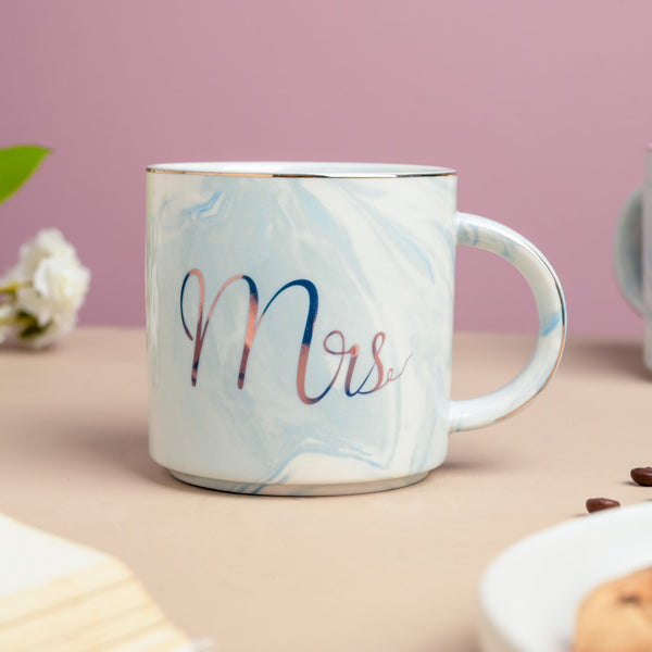 Blue Mrs. Mug- Mug for coffee, tea mug, cappuccino mug | Cups and Mugs for Coffee Table & Home Decor