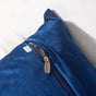 Blue Velvet Cushion Case 16 inch