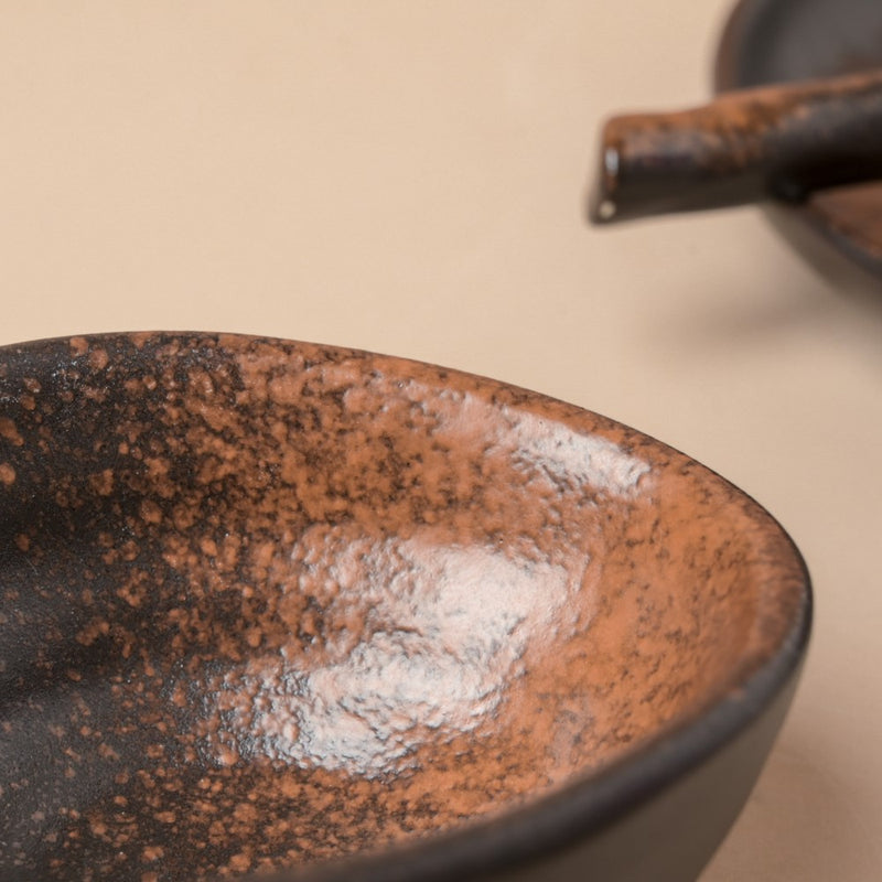 Savanna Stoneware Dip Bowl Earthy Brown 50ml - Bowl, ceramic bowl, dip bowls, chutney bowl, dip bowls ceramic | Bowls for dining table & home decor 