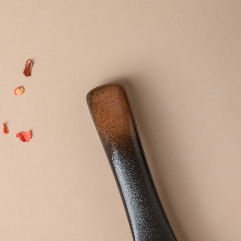 Ceramic Soup Spoon Matte Black