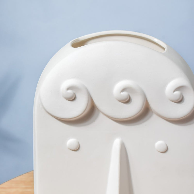 Nordic Ceramic Face Vase Large - Flower vase for home decor, office and gifting | Home decoration items
