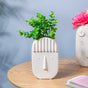 Nordic Ceramic Face Vase Medium - Flower vase for home decor, office and gifting | Home decoration items