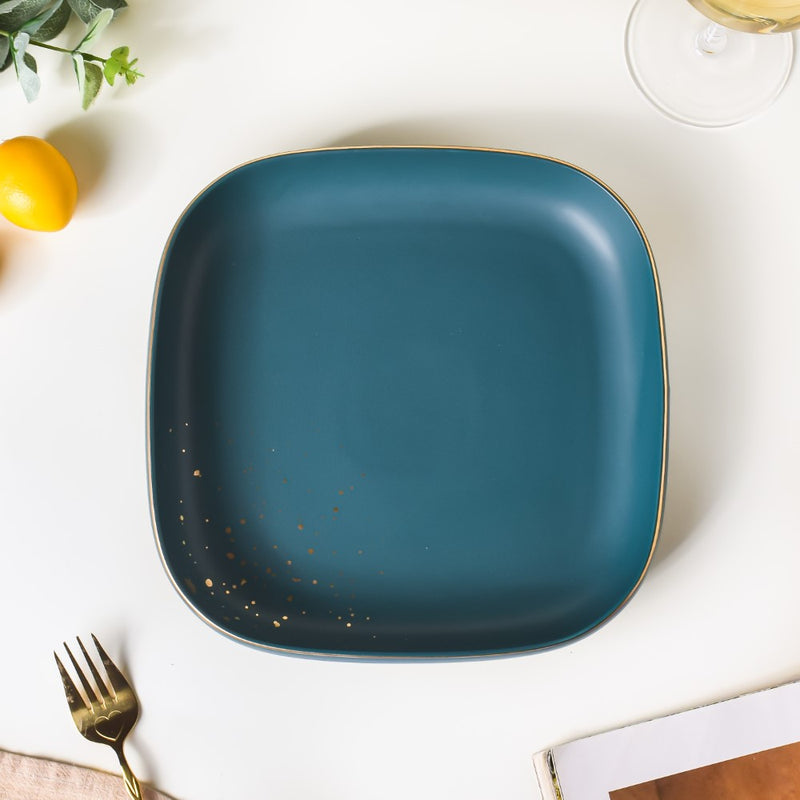 Cara Square Deep Plate - Serving plate, pasta plate, lunch plate, deep plate | Plates for dining table & home decor