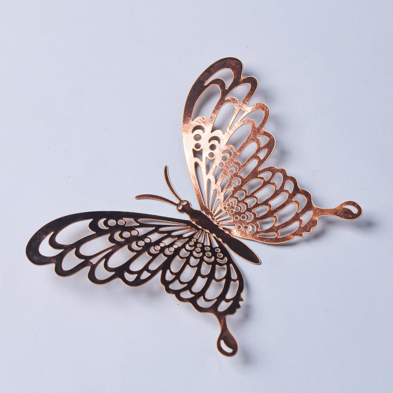 Rose Gold Butterfly 3D Wall Stickers Set Of 36 - Wall stickers for wall decoration & wall design | Room decor items