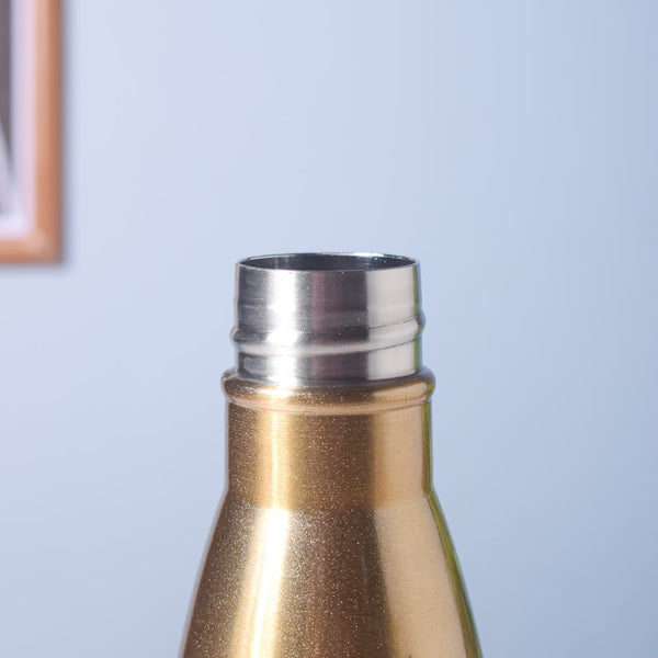 Stainless Steel Water Bottle Gold 500ml