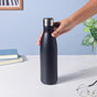 Stainless Steel Water Bottle Matte Black 500ml - Water bottle, steel water bottle | Bottle for Travelling